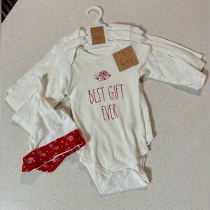 Rae Dunn Onesie Hat 3 Pack